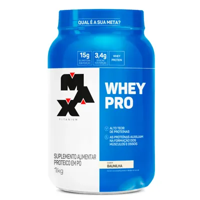 Whey Pro Max Titanium com BCAA 1kg
